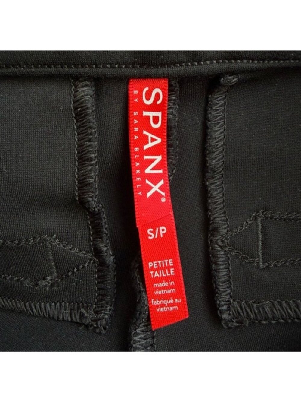 Spanx Perfect Black Pant Back Seam Skinny Pants - 20251Q - Black - Petite Small - Picture 4 of 7